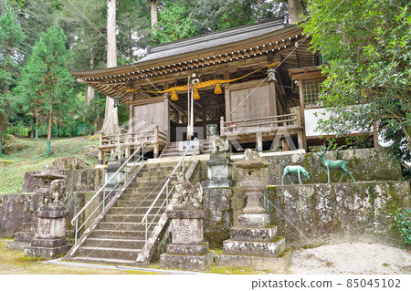 [角房神社] 奈良縣宇田郡索尼村今井 85045102