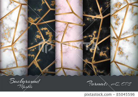 Marble seamless texture pattern - set five items 85045596