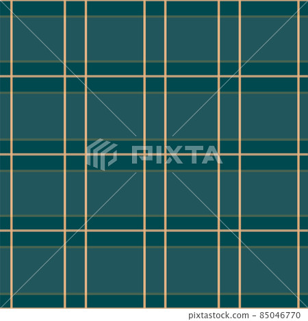 Plaid check dark green and blue seamless pattern Plaid check dark green and blue seamless pattern 85046770