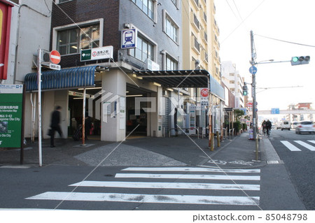 Toei Asakusa Line Nishimagome Station Station Entrance 85048798