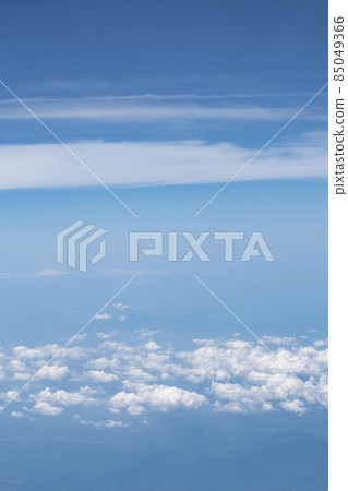 Scenery seen from the sky above the plane 85049366