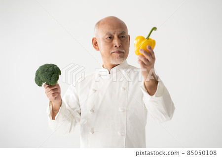 Chef vegetables ingredients 85050108