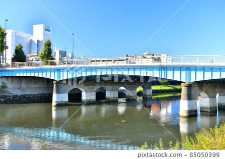 從下游看志村橋/信石川（東京都板橋區） [2021.11] 85050399