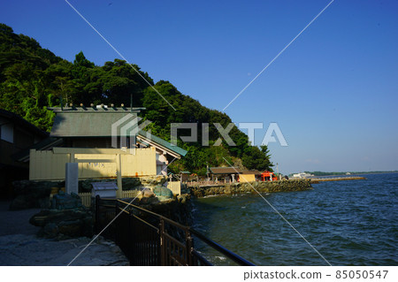 Seascape seen from Mie Futamiokitama Shrine Seascape seen from Mie Futamiokitama Shrine 85050547