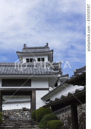 九月郡上八幡城門和天守閣 85050597