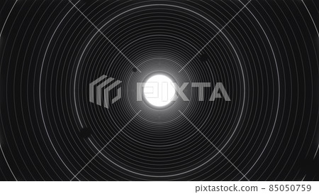 Dark Solar Stroke line Orbit around the White Planet Background 85050759