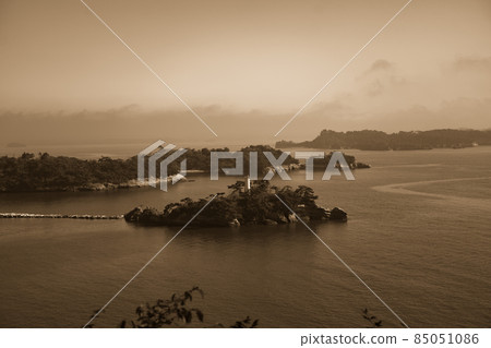 The four great views of Matsushima, the view of Mt. Tamon (Shichigahama Town, Miyagi Prefecture) The four great views of Matsushima, the view of Mt. Tamon (Shichigahama Town, Miyagi Prefecture) 85051086