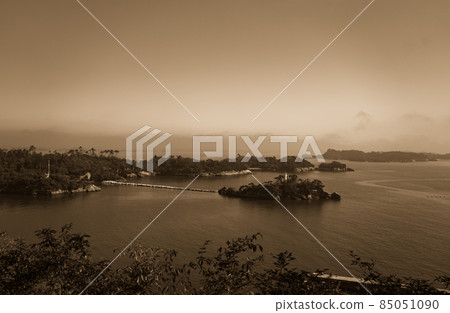 The four great views of Matsushima, the view of Mt. Tamon (Shichigahama Town, Miyagi Prefecture) The four great views of Matsushima, the view of Mt. Tamon (Shichigahama Town, Miyagi Prefecture) 85051090