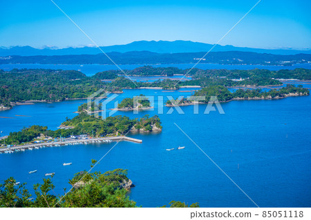 The four great views of Matsushima, a spectacular view of Otakamori (Higashi Matsushima City, Miyagi Prefecture) 85051118