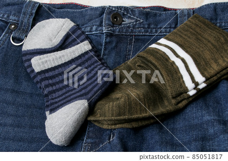 Socks, socks, clothing, jeans, trousers, daily necessities, denim, clothing, fashion, clothing, clothing 85051817