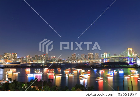 [東京] 彩虹橋特別亮燈（屋形船銀座） 85051957