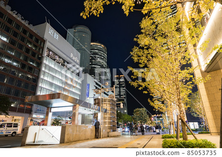 Nagoya Mitsui Building North Building, Nagoya Station, JR Central Towers, Kintetsu Passe Night View 85053735