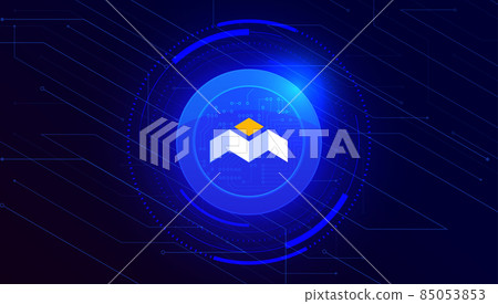 Mobox (MBOX) banner. MBOX coin cryptocurrency concept banner background. Mobox (MBOX) banner. MBOX coin cryptocurrency concept banner background. 85053853