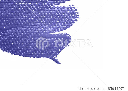 Smear of lavender purple acrylic paint. Smear of lavender purple acrylic paint. 85053971