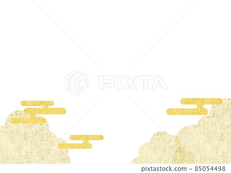 Simple Japanese style background material 85054498