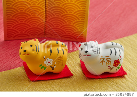 十二生肖新年形象(虎年) 十二生肖新年形象(虎年) 85054897
