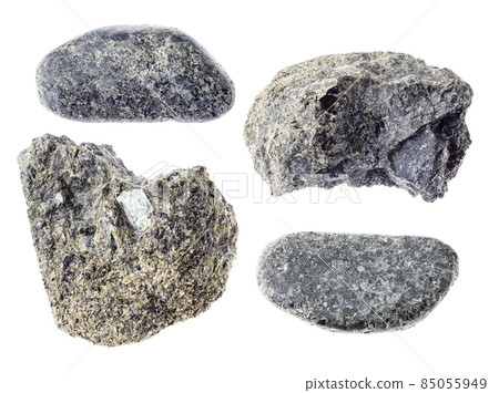 set of peridotite stones with phlogopite mica 85055949