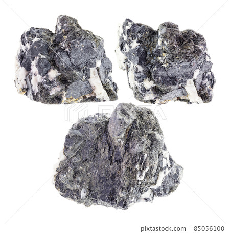 set of knopite stones cutout on white set of knopite stones cutout on white 85056100