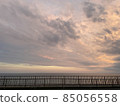 Beautiful dusk sky and sea with beautiful magic hour 85056558
