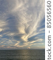 Beautiful dusk sky and sea with beautiful magic hour 85056560