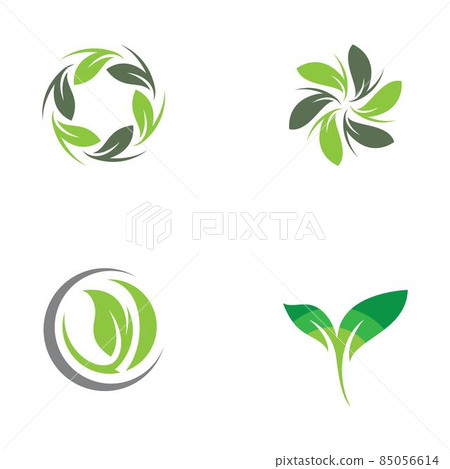 Ecology logo vector icon 85056614
