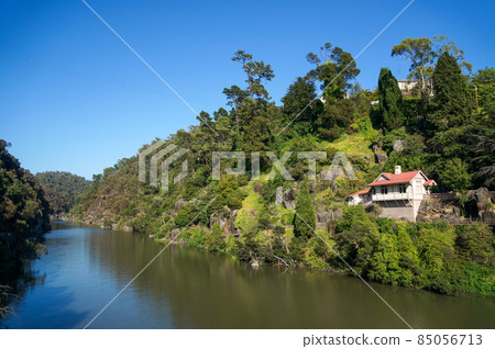 A building in a valley A building in a valley 85056713