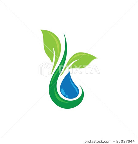 Ecology logo vector icon 85057044