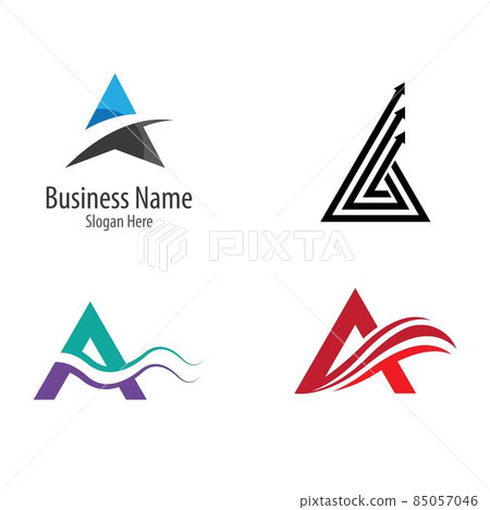 Letter a logo template 85057046