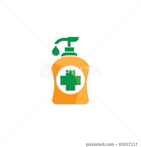 Hand sanitizer icon Hand sanitizer icon 85057117