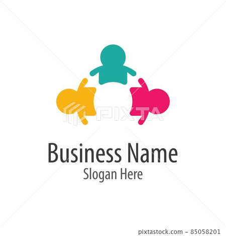 Business teamwork logo template Business teamwork logo template 85058201