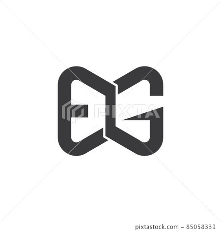 Initial e with g logo icon 85058331