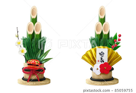 Kadomatsu 新年插圖真實 3 85059755