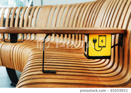 Sockets for charging smartphones and gadgets in the terminal terminal. 85059931