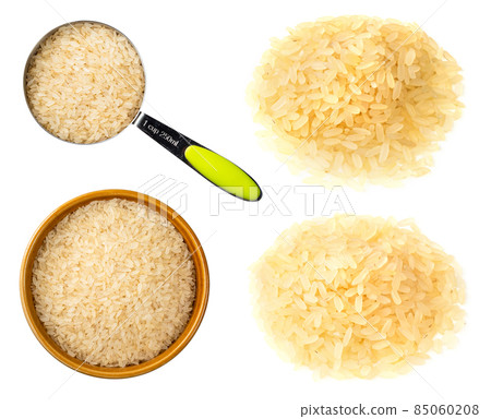 set of parboiled rice cutout on white 85060208