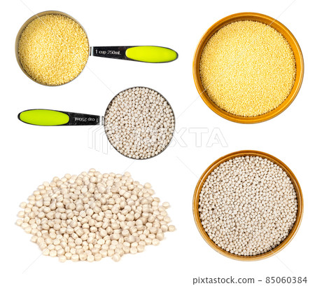 set of various couscous cutout on white set of various couscous cutout on white 85060384