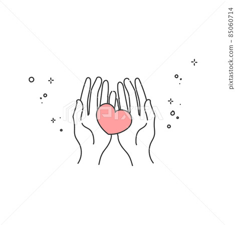Illustration of a warm heart Illustration of a warm heart 85060714