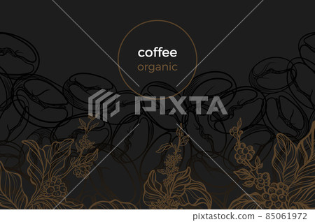 Vector template of coffee 85061972