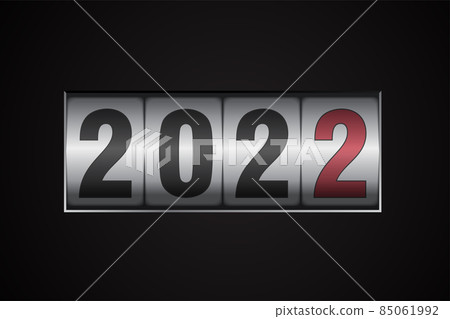 counter showing 2021 digit on dark counter showing 2021 digit on dark 85061992