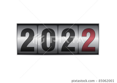 counter showing 2021 digit on white counter showing 2021 digit on white 85062001