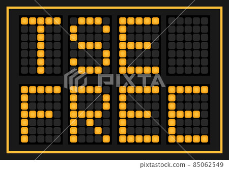 Orange color led in word TSE (Transmissible Spongiform Encephalopathy) free on black background Orange color led in word TSE (Transmissible Spongiform Encephalopathy) free on black background 85062549