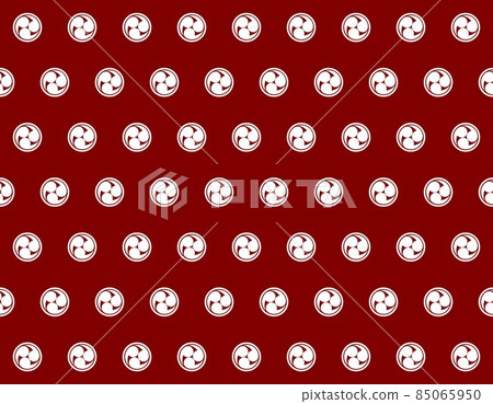 Left three-way pattern Japanese-style background material 85065950