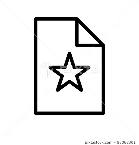 Document file  page paper icon 85068301
