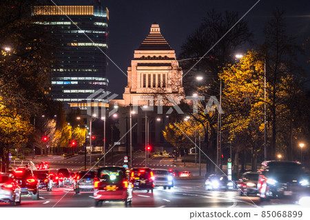 《東京都》日本中心永田町 85068899