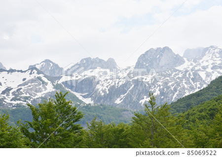 Northern Albanian mountains in Vermosh, Albania. Visit Albania 85069522