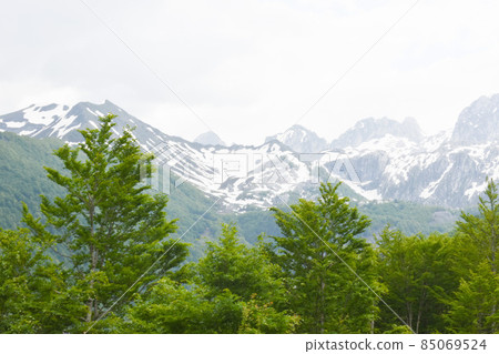 Northern Albanian mountains in Vermosh, Albania. Visit Albania 85069524