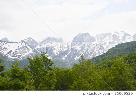 Northern Albanian mountains in Vermosh, Albania. Visit Albania 85069529