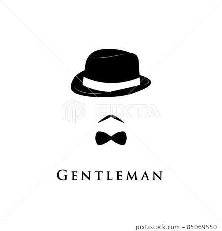 Gentleman on white background. 85069550