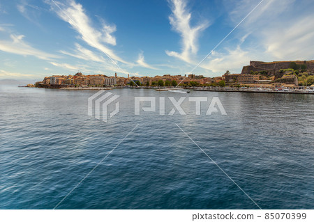 Kerkyra cityscape. Corfu island, Greece. Kerkyra cityscape. Corfu island, Greece. 85070399