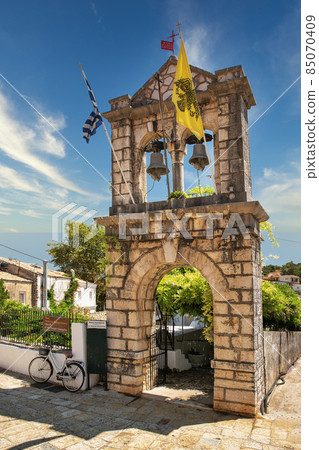 Church of the Panayia Kassopitra. Kassiopi, Corfu island, Greece. 85070409