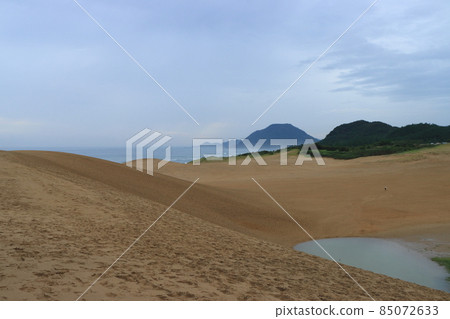 從鳥取沙丘看到的日本海 85072633